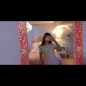 Tie dye t-shirt with wave design